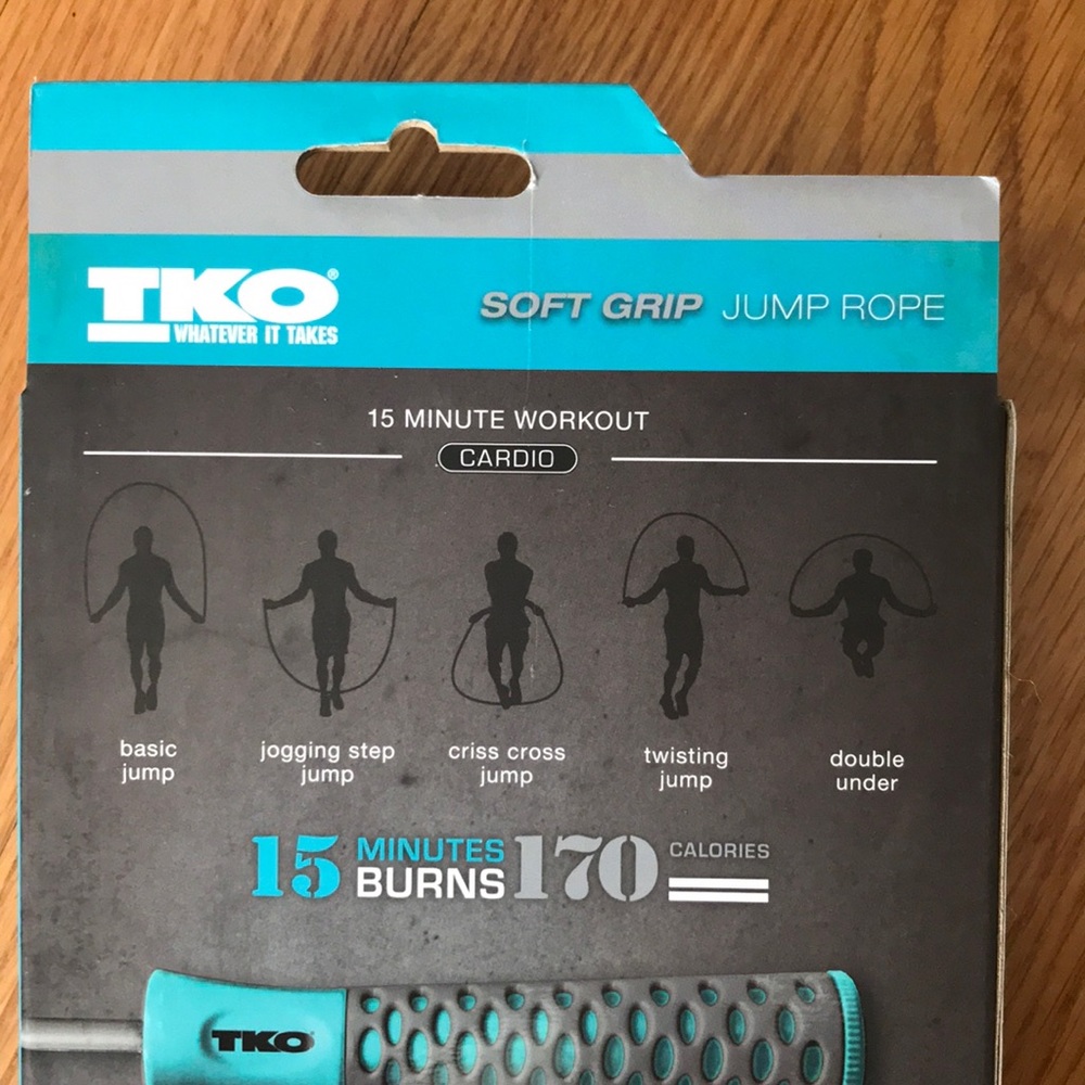 TKO Soft Grip Jump Rope - Picture 7 of 9